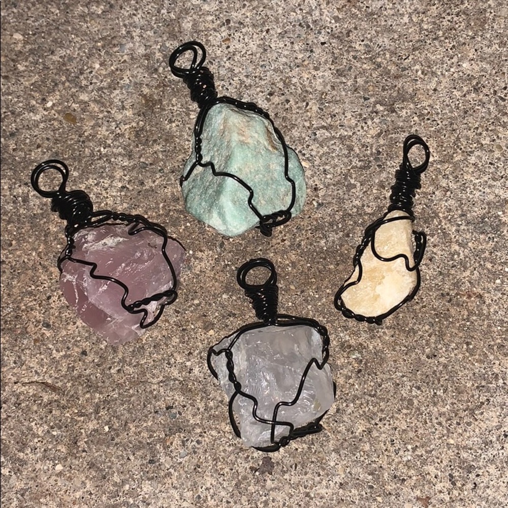 Handmade Gemstone Healing Pendants
